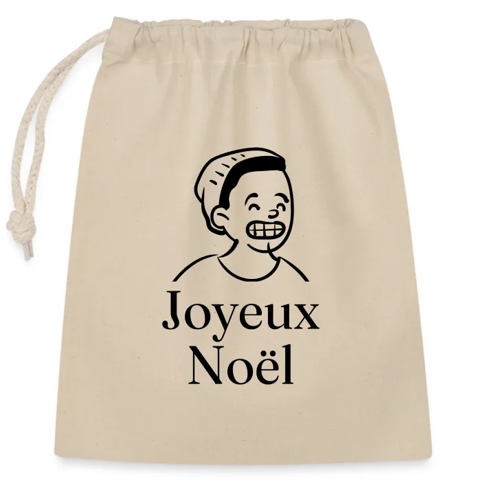 Sac cadeau personnalisé au prénom, cadeau pour Noël