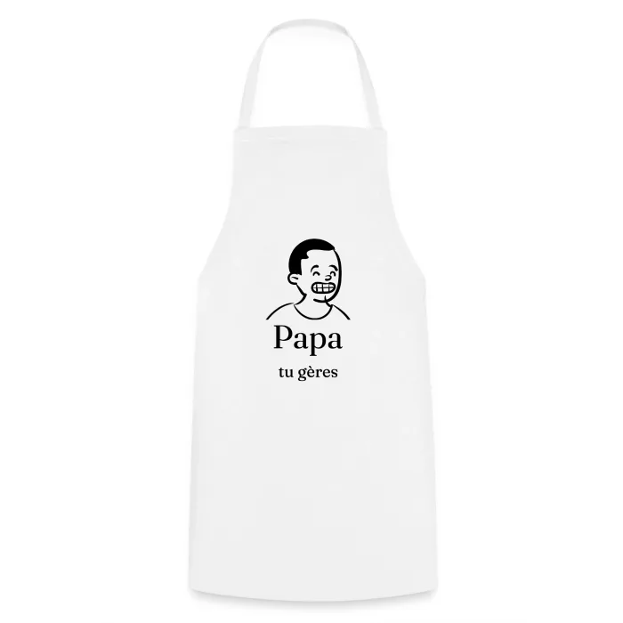 Tablier de cuisine personnalisé au prénom, cadeau pour la fête des pères