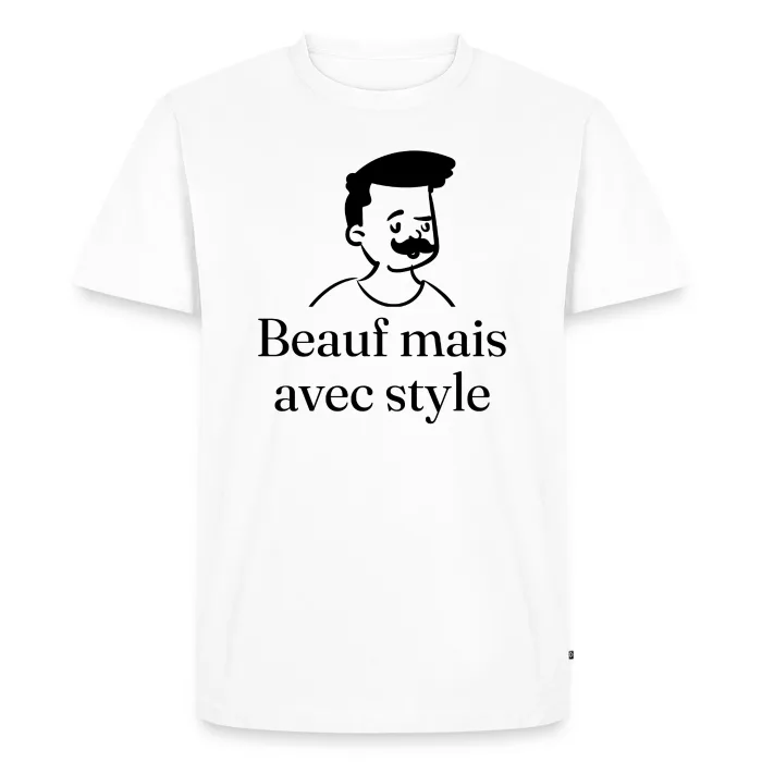T-shirt homme personnalisé au prénom, cadeau beauf