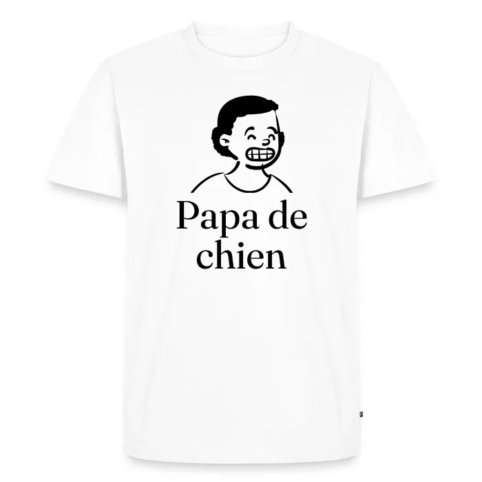 T-shirt homme personnalisé au prénom, cadeau pour les amoureux des chiens