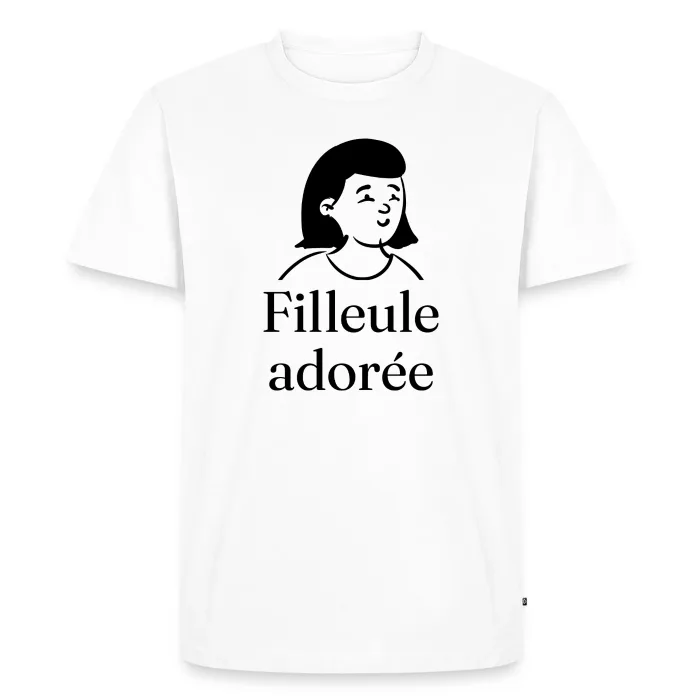 T-shirt homme personnalisé au prénom, cadeau pour un filleul ou une filleule