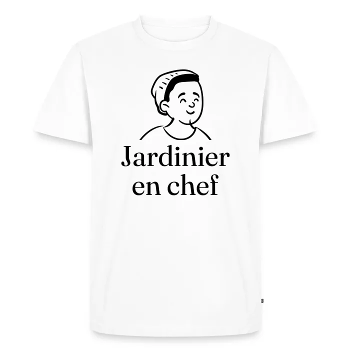 T-shirt homme personnalisé au prénom, cadeau pour les jardiniers