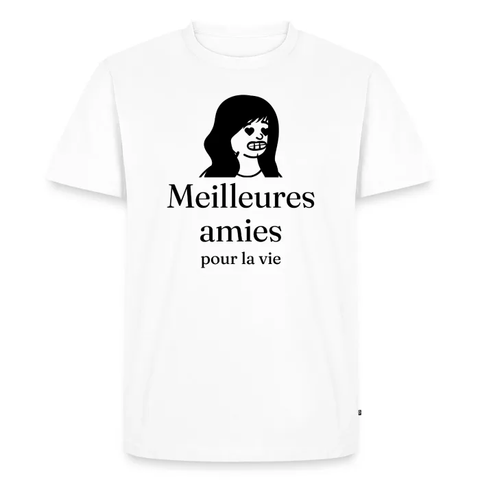 T-shirt homme personnalisé au prénom, cadeau pour sa meilleure amie