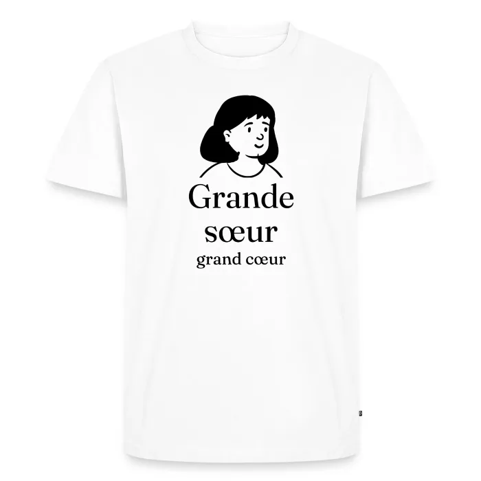 T-shirt homme personnalisé au prénom, cadeau pour sa sœur