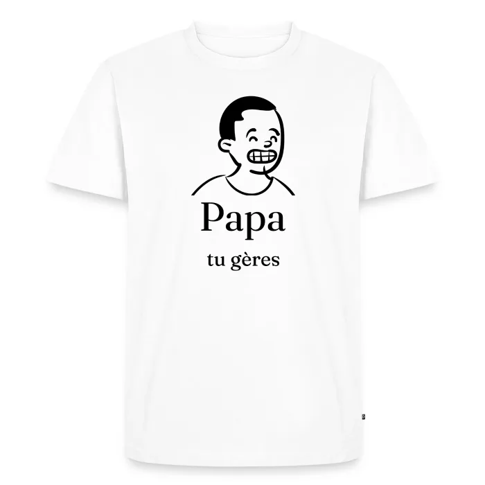 T-shirt personnalisé au prénom, cadeau pour la fête des pères