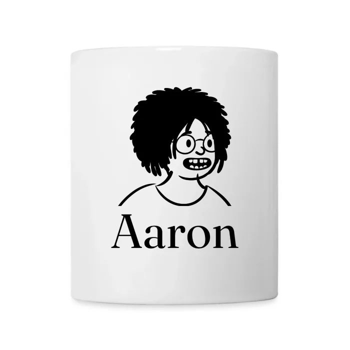 Mug personnalisé au prénom Aaron