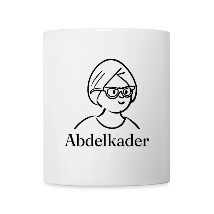 Mug personnalisé au prénom Abdelkader