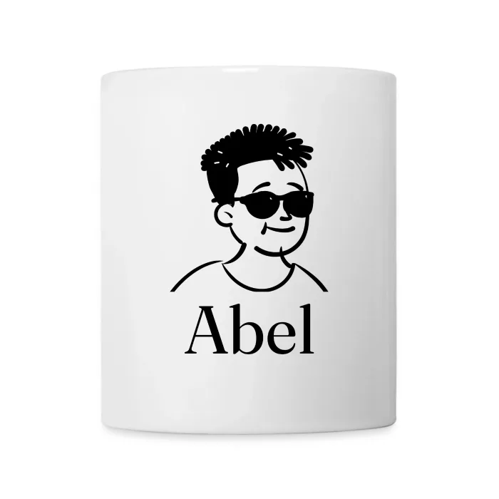 Mug personnalisé au prénom Abel