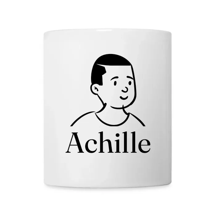 Mug personnalisé au prénom Achille