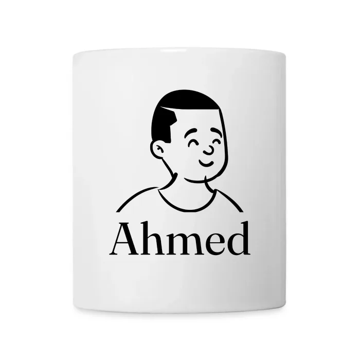Mug personnalisé au prénom Ahmed