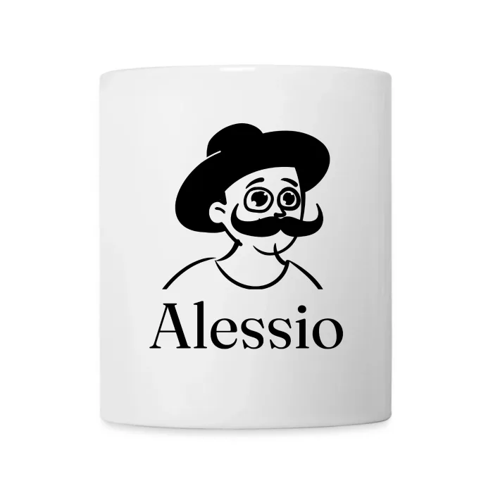 Mug personnalisé au prénom Alessio