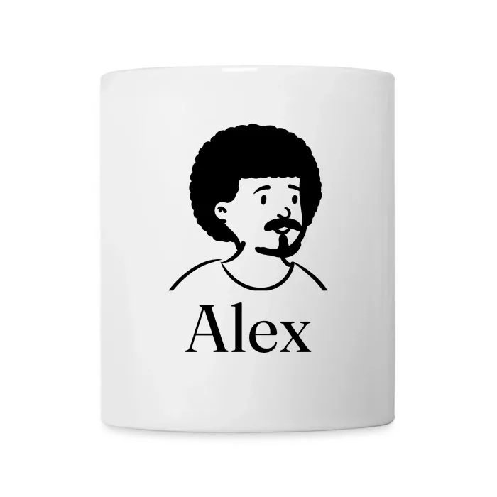 Mug personnalisé au prénom Alex