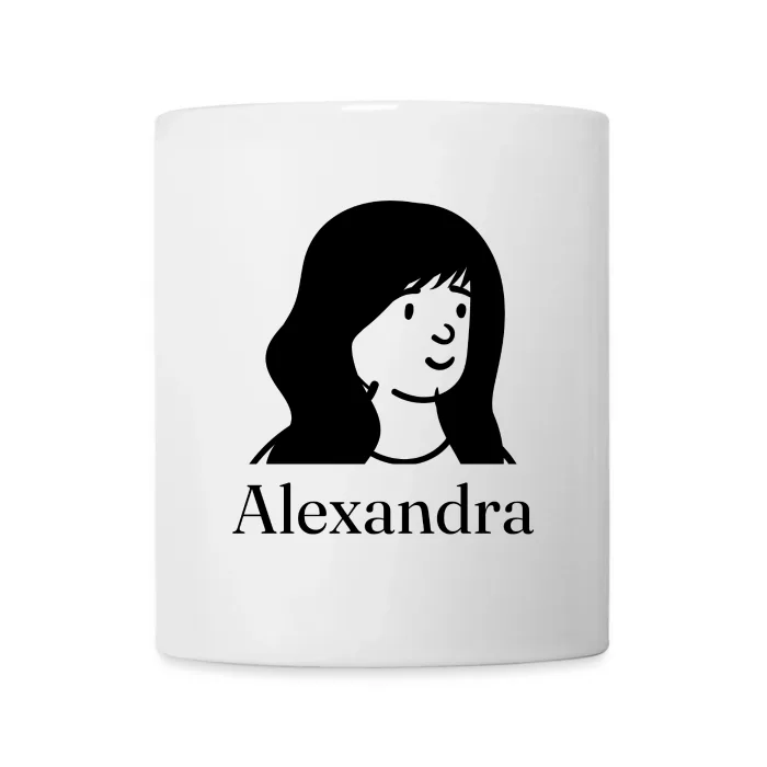 Mug personnalisé au prénom Alexandra
