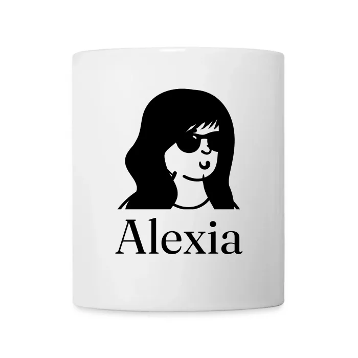 Mug personnalisé au prénom Alexia