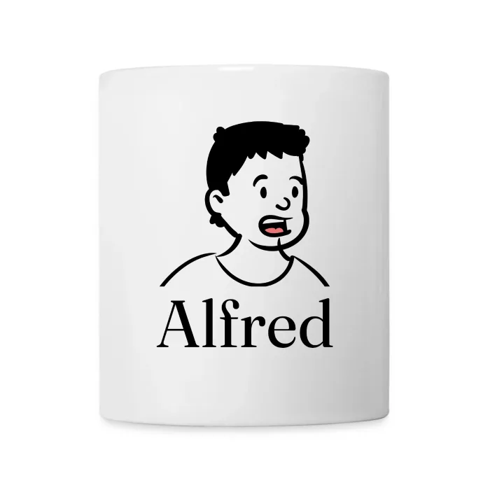 Mug personnalisé au prénom Alfred