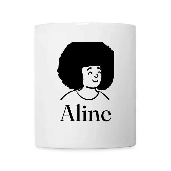 Mug personnalisé au prénom Aline
