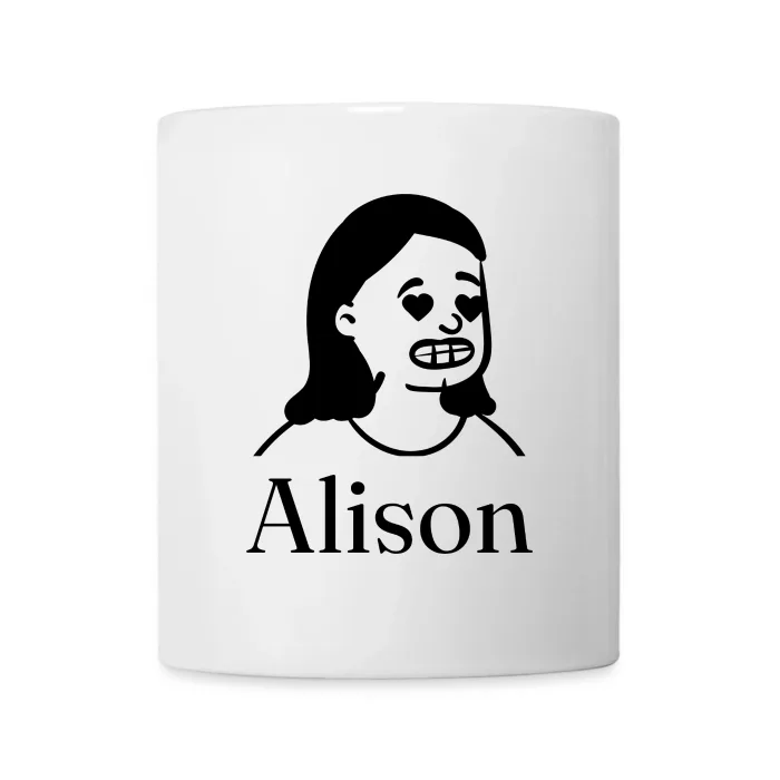 Mug personnalisé au prénom Alison