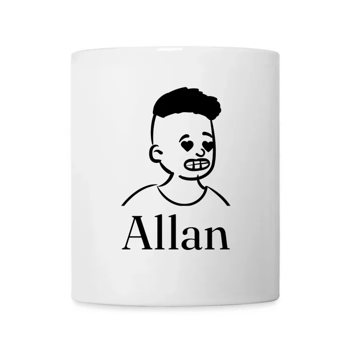 Mug personnalisé au prénom Allan