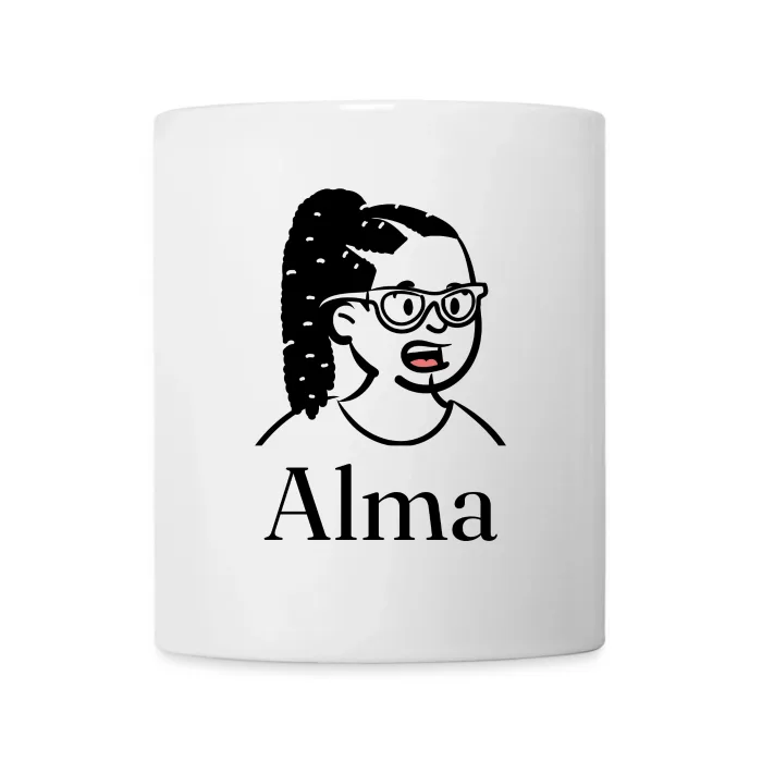 Mug personnalisé au prénom Alma