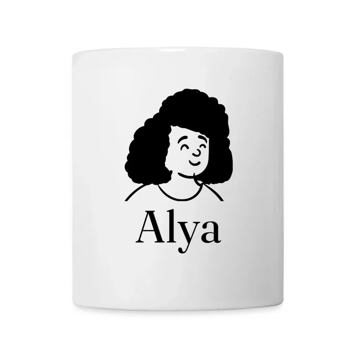 Mug personnalisé au prénom Alya