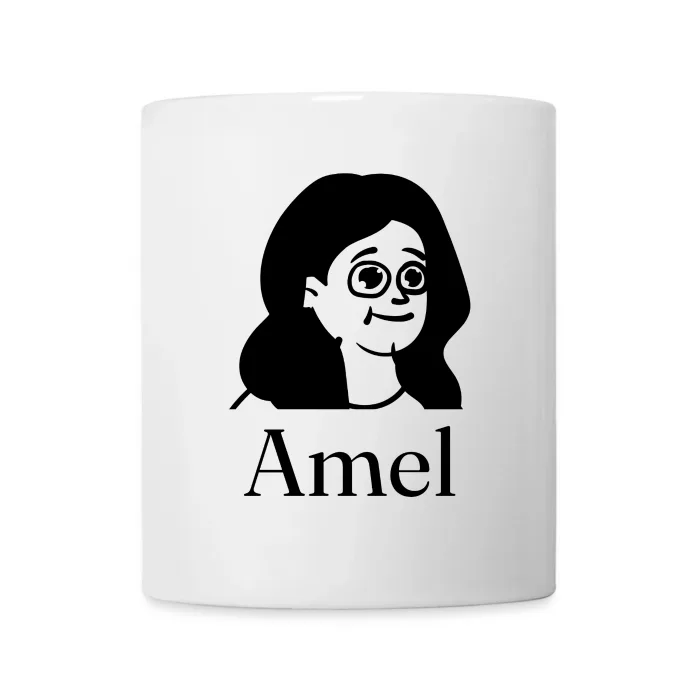 Mug personnalisé au prénom Amel