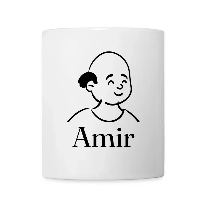 Mug personnalisé au prénom Amir