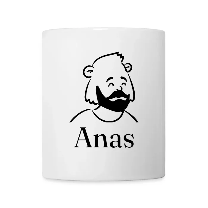 Mug personnalisé au prénom Anas