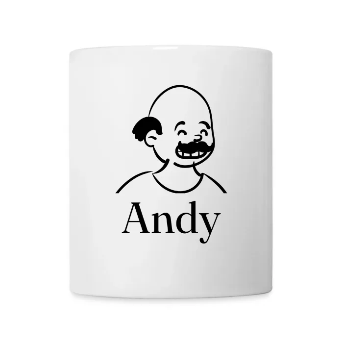 Mug personnalisé au prénom Andy
