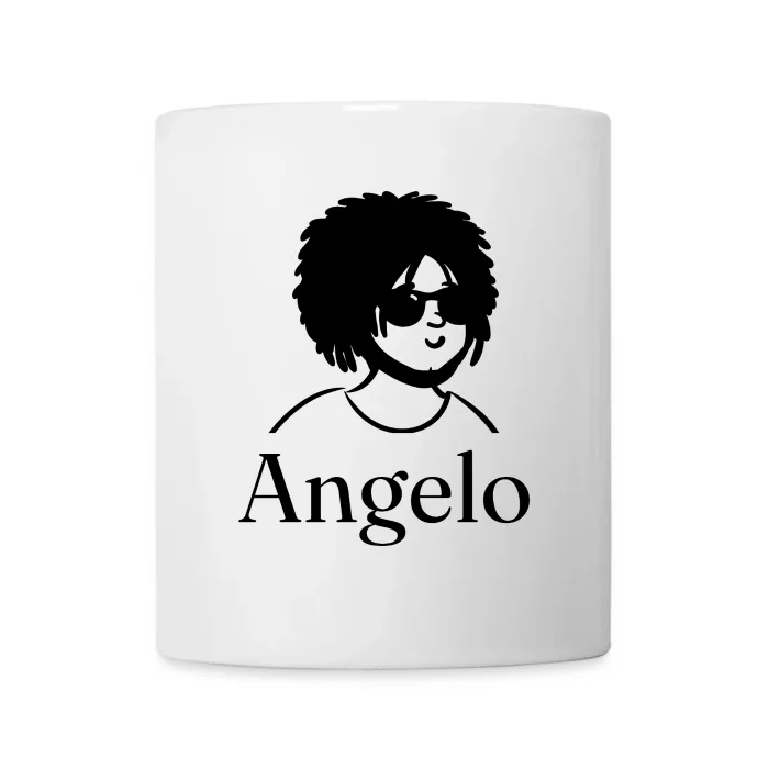 Mug personnalisé au prénom Angelo