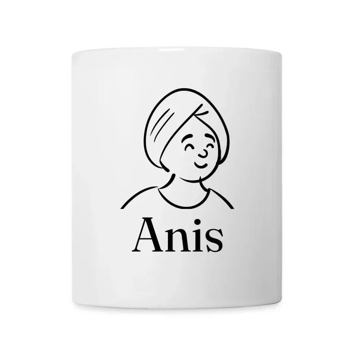 Mug personnalisé au prénom Anis