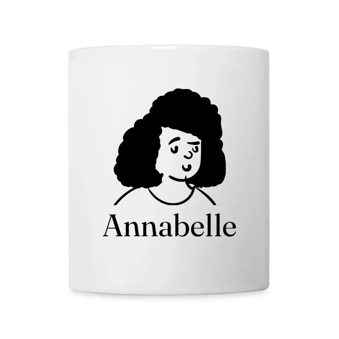 Mug personnalisé au prénom Annabelle