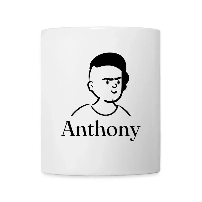 Mug personnalisé au prénom Anthony