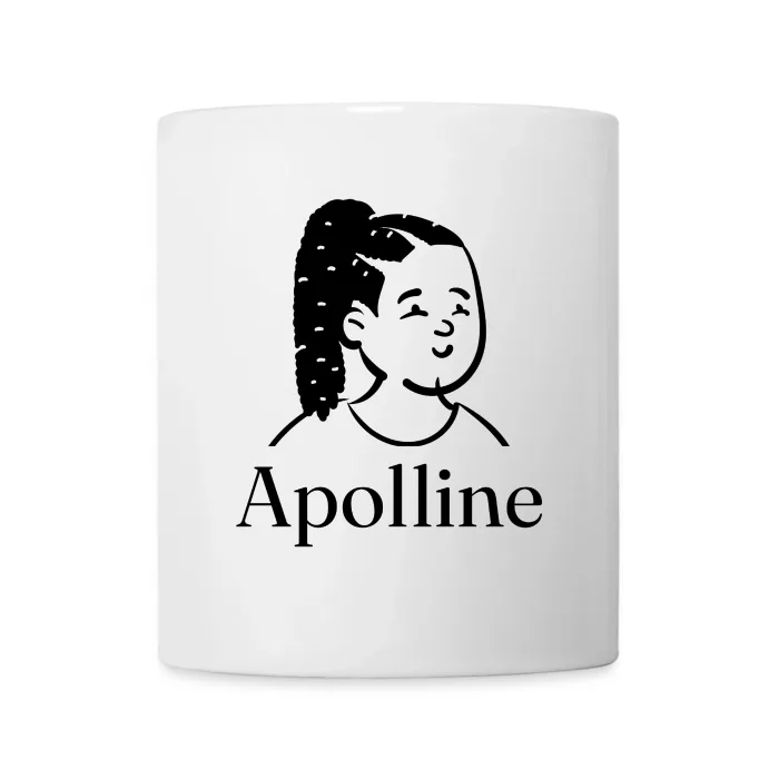 Mug personnalisé au prénom Apolline