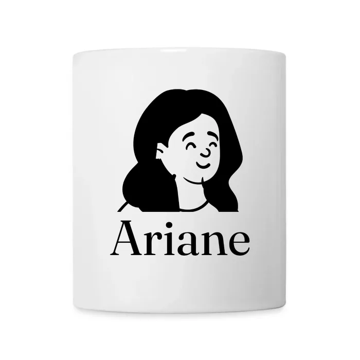 Mug personnalisé au prénom Ariane