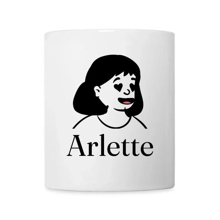 Mug personnalisé au prénom Arlette