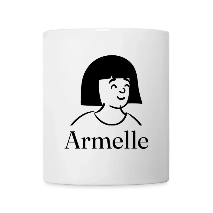 Mug personnalisé au prénom Armelle