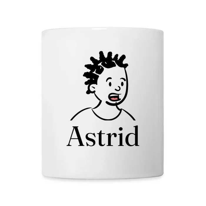 Mug personnalisé au prénom Astrid
