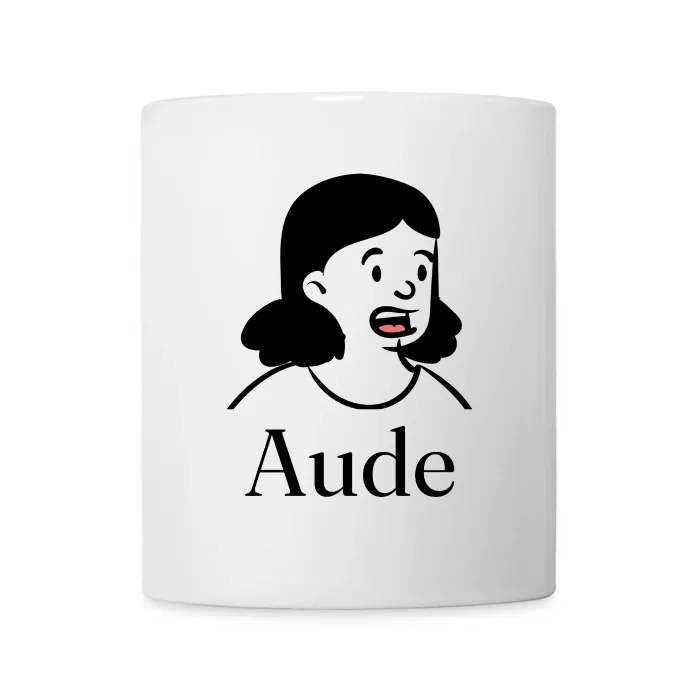 Mug personnalisé au prénom Aude