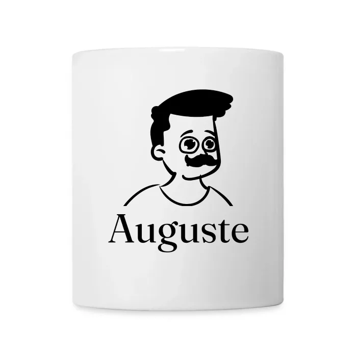Mug personnalisé au prénom Auguste