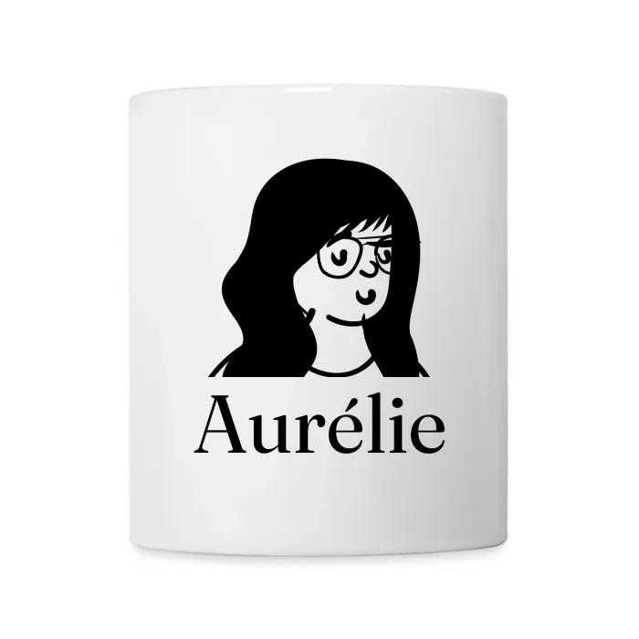 Mug personnalisé au prénom Aurélie