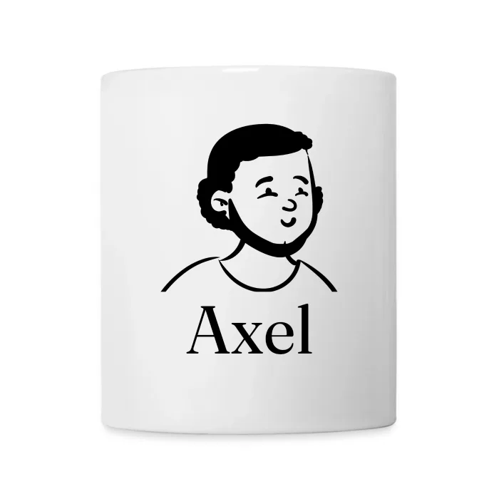 Mug personnalisé au prénom Axel