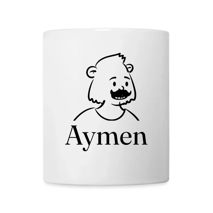Mug personnalisé au prénom Aymen