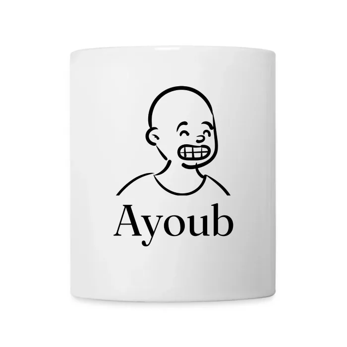 Mug personnalisé au prénom Ayoub
