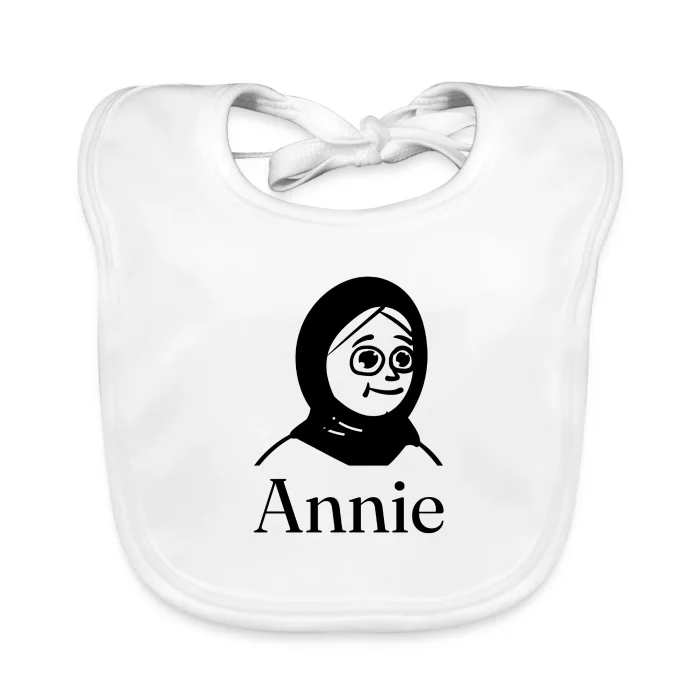 Bavoir bébé personnalisé au prénom Annie