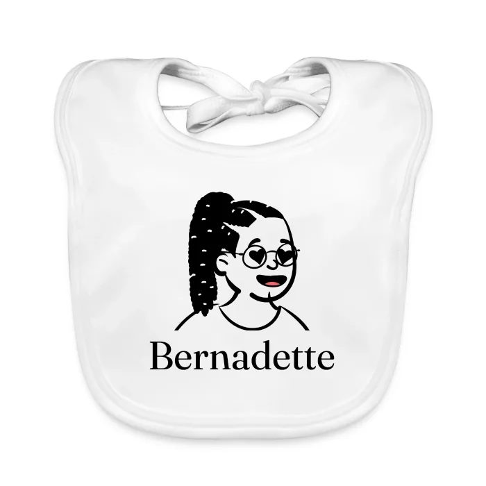 Bavoir bébé personnalisé au prénom Bernadette