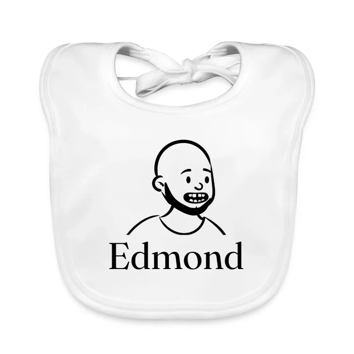 Bavoir bébé personnalisé au prénom Edmond