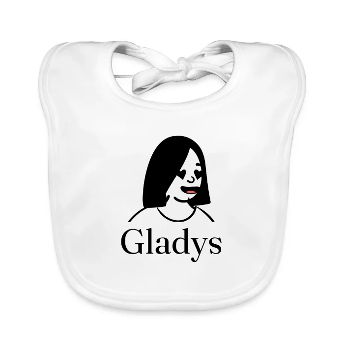 Bavoir bébé personnalisé au prénom Gladys