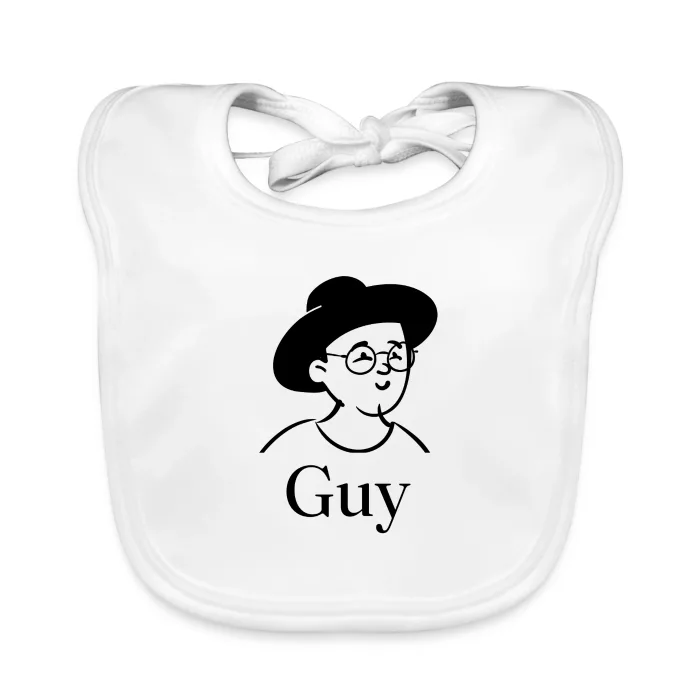 Bavoir bébé personnalisé au prénom Guy