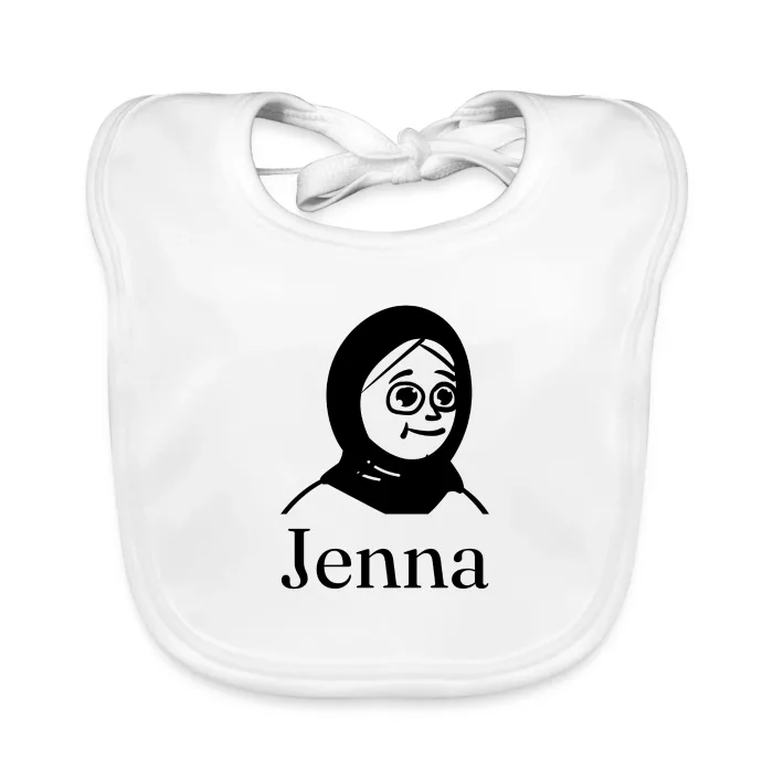 Bavoir bébé personnalisé au prénom Jenna