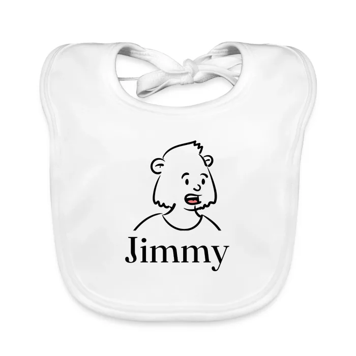 Bavoir bébé personnalisé au prénom Jimmy